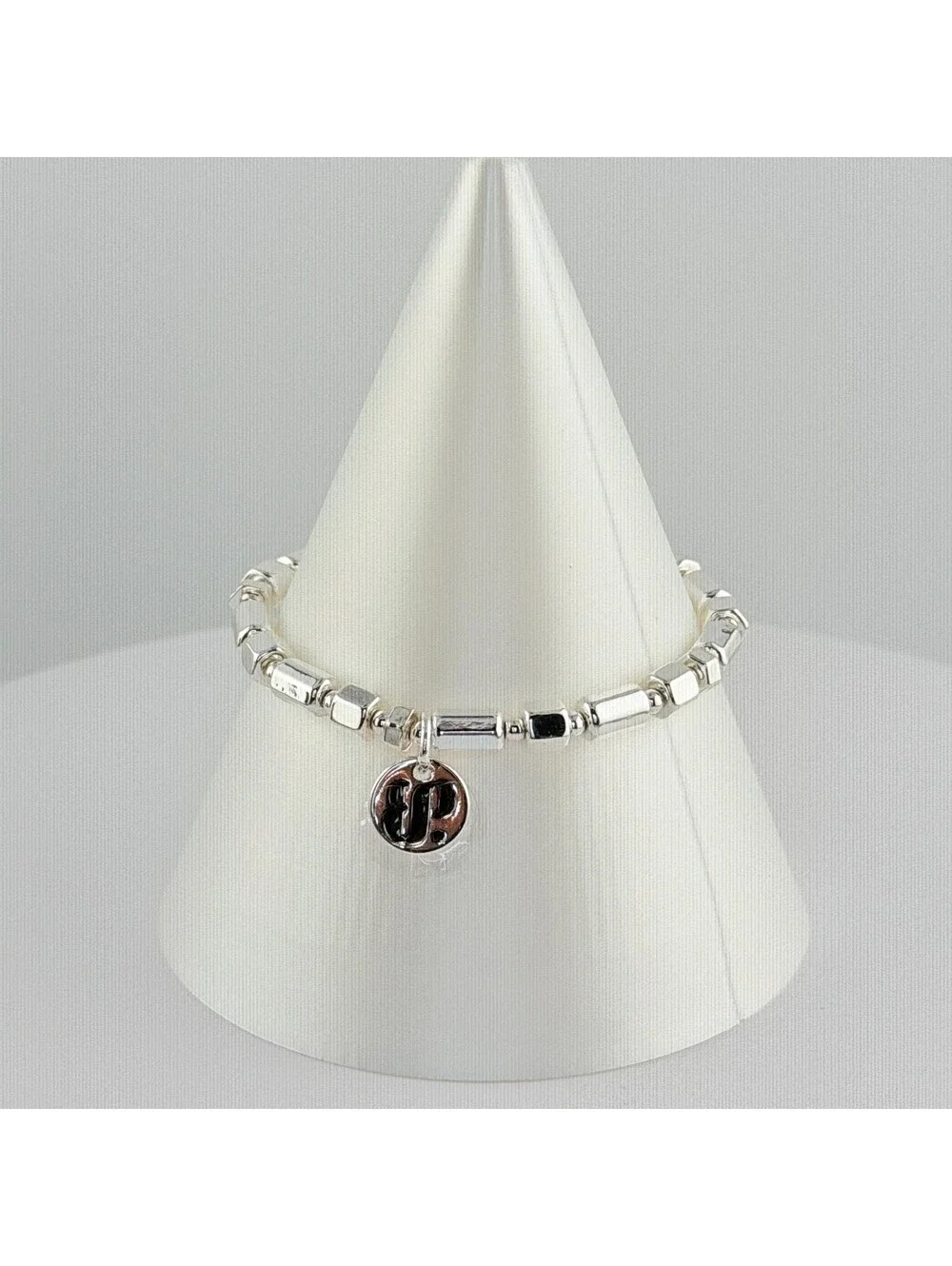 Bomb Party Single Stack Bracelet - on Silver Plating #136